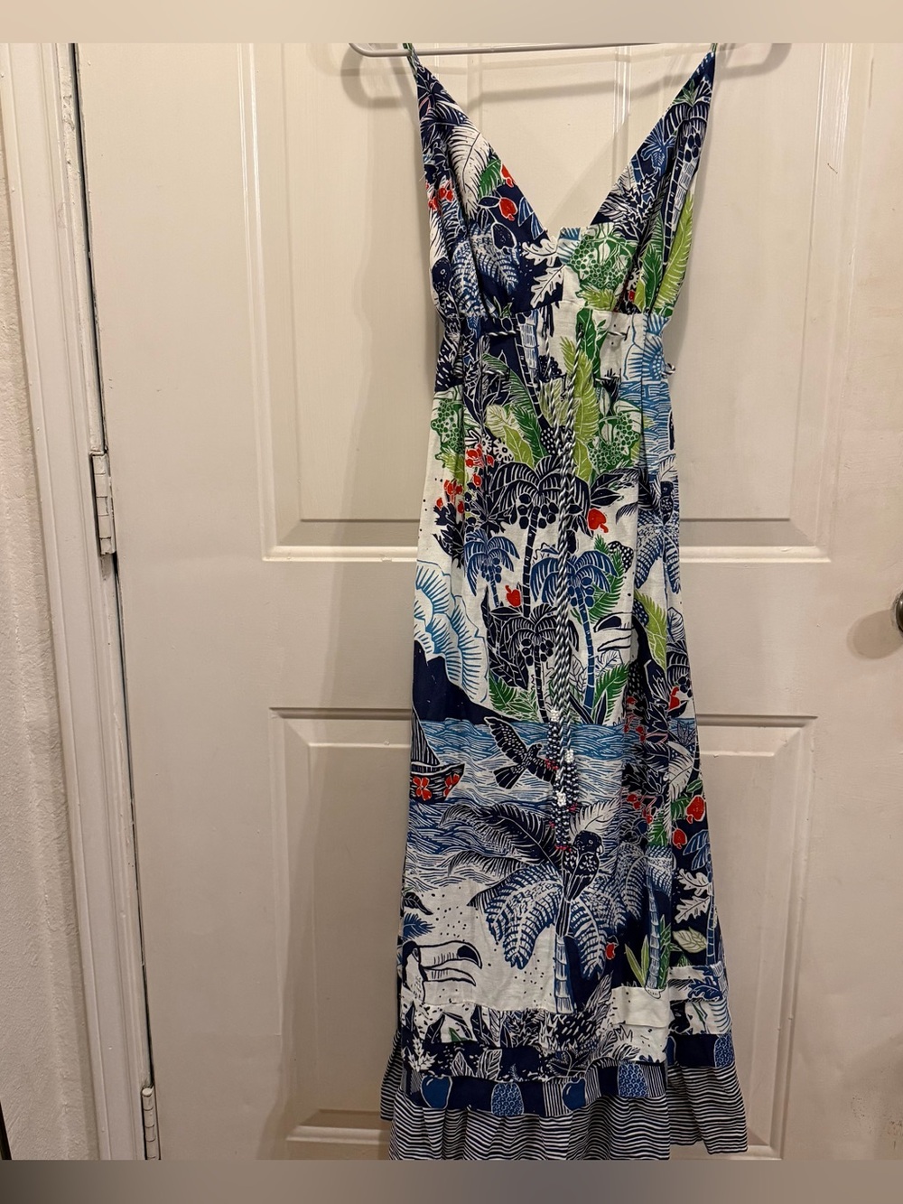 Farm Rio Graphic Rio Midi Dress Size XS - Picture 2 of 8